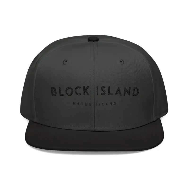Assorted Color Block Island Embroidered Snapback Caps - Ocean State Styles