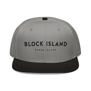 Assorted Color Block Island Embroidered Snapback Caps - Ocean State Styles