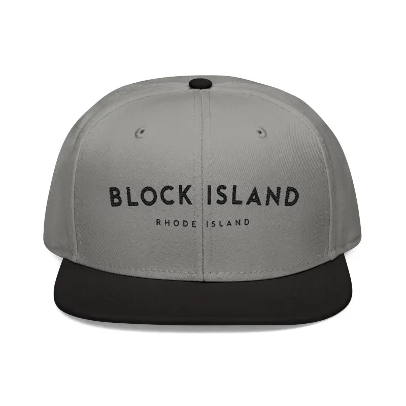 Assorted Color Block Island Embroidered Snapback Caps - Ocean State Styles