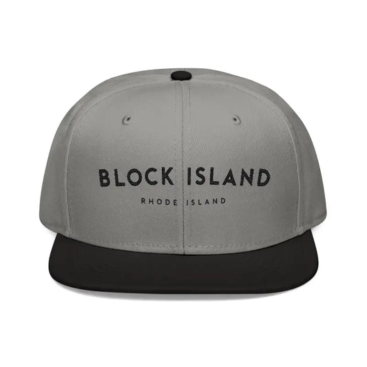 Assorted Color Block Island Embroidered Snapback Caps - Ocean State Styles