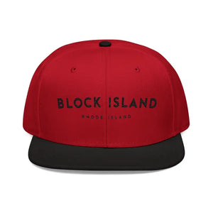 Assorted Color Block Island Embroidered Snapback Caps - Ocean State Styles