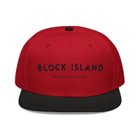 Assorted Color Block Island Embroidered Snapback Caps - Ocean State Styles