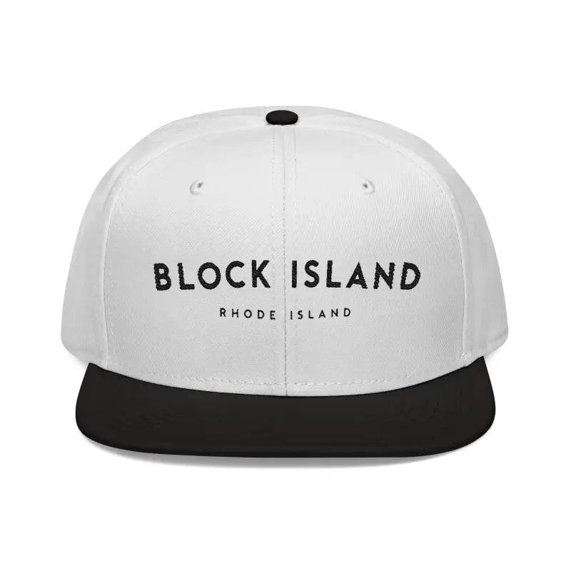 Assorted Color Block Island Embroidered Snapback Caps - Ocean State Styles