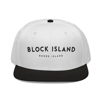 Assorted Color Block Island Embroidered Snapback Caps - Ocean State Styles
