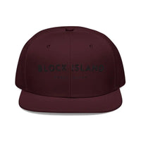 Assorted Color Block Island Embroidered Snapback Caps - Ocean State Styles