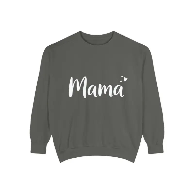 Gray Mama sweatshirt from Assorted Mama Sweatshirts in Teal Green and Pink collection