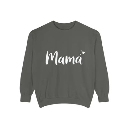 Gray Mama sweatshirt from Assorted Mama Sweatshirts in Teal Green and Pink collection