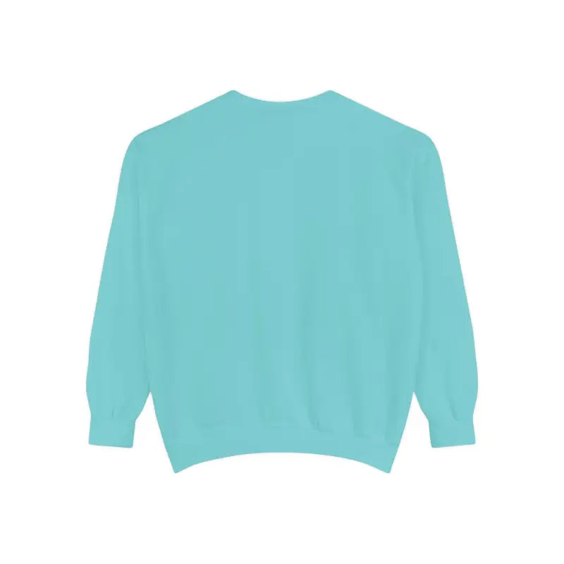 Aqua crewneck sweatshirt displayed in Assorted Mama Sweatshirts in Teal Green and Pink