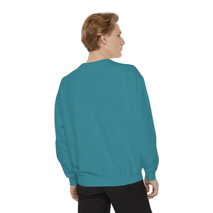 Teal crewneck sweatshirt from Assorted Mama Sweatshirts in Teal Green and Pink