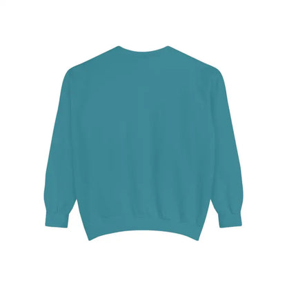 Teal crewneck sweatshirt from Assorted Mama Sweatshirts in Teal Green and Pink collection