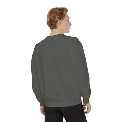 Gray crewneck sweatshirt from Assorted Mama Sweatshirts in Teal Green and Pink collection