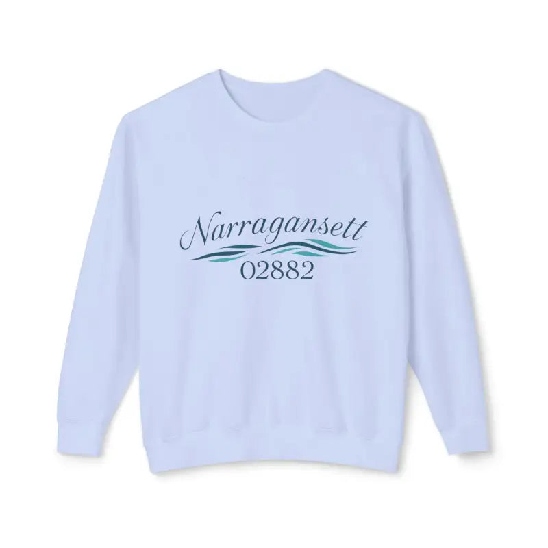 Assorted Unisex Lightweight Crewneck Sweatshirts in Peach Yellow Narragansett and Light Blue - Ocean State Styles