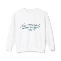 Assorted Unisex Lightweight Crewneck Sweatshirts in Peach Yellow Narragansett and Light Blue - Ocean State Styles