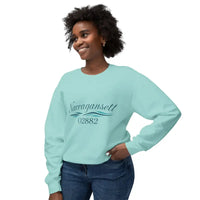 Assorted Unisex Lightweight Crewneck Sweatshirts in Peach Yellow Narragansett and Light Blue - Ocean State Styles