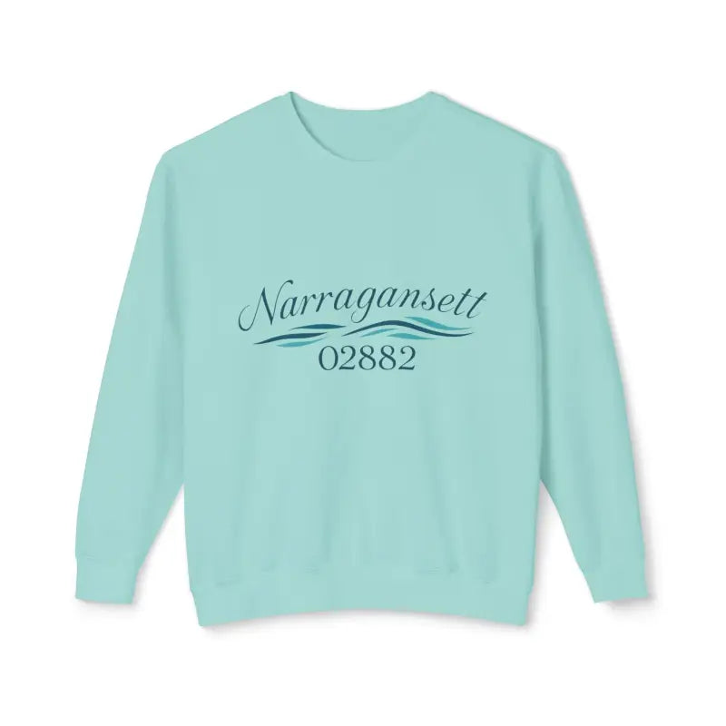 Assorted Unisex Lightweight Crewneck Sweatshirts in Peach Yellow Narragansett and Light Blue - Ocean State Styles