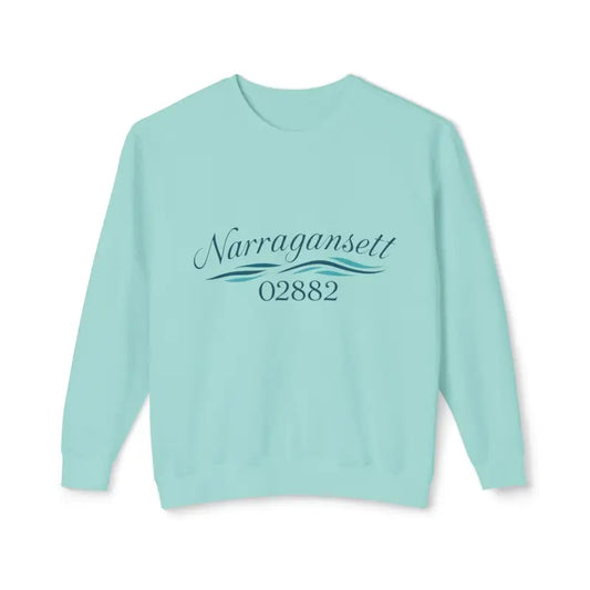 Assorted Unisex Lightweight Crewneck Sweatshirts in Peach Yellow Narragansett and Light Blue - Ocean State Styles