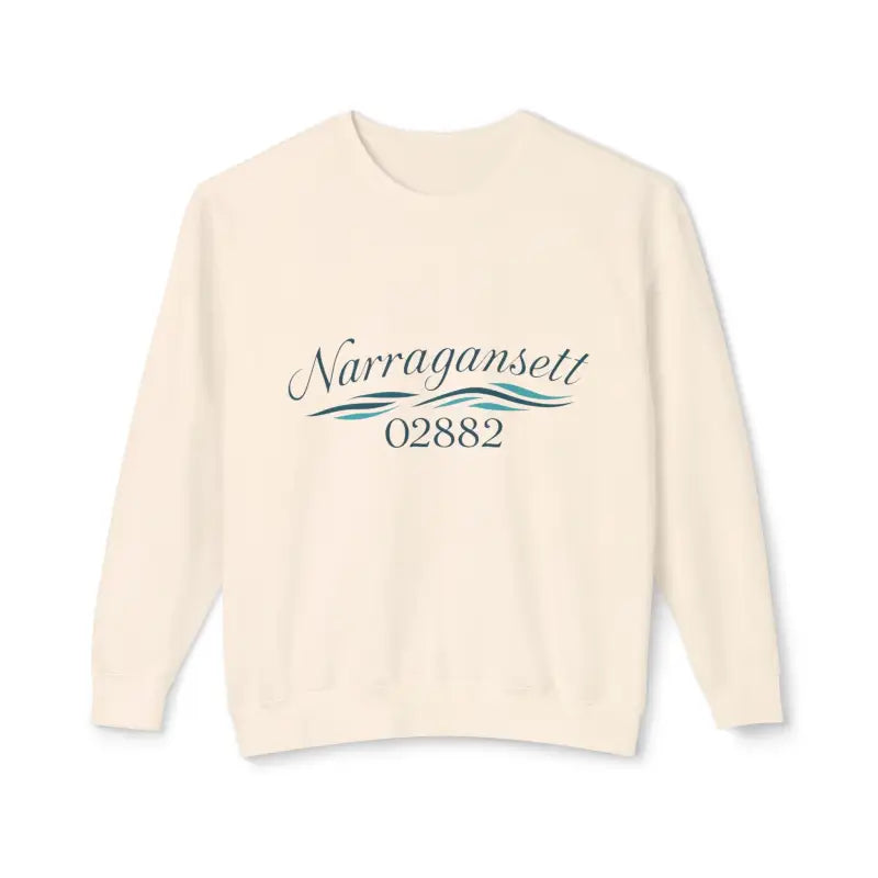 Assorted Unisex Lightweight Crewneck Sweatshirts in Peach Yellow Narragansett and Light Blue - Ocean State Styles