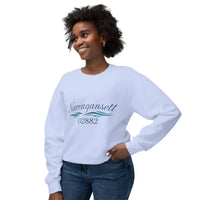 Assorted Unisex Lightweight Crewneck Sweatshirts in Peach Yellow Narragansett and Light Blue - Ocean State Styles