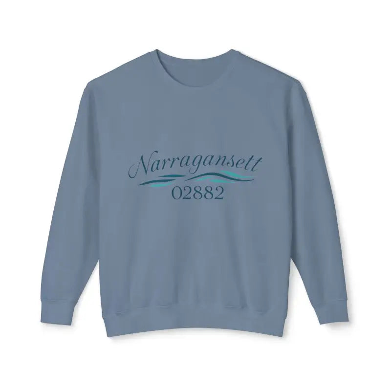 Assorted Unisex Lightweight Crewneck Sweatshirts in Peach Yellow Narragansett and Light Blue - Ocean State Styles