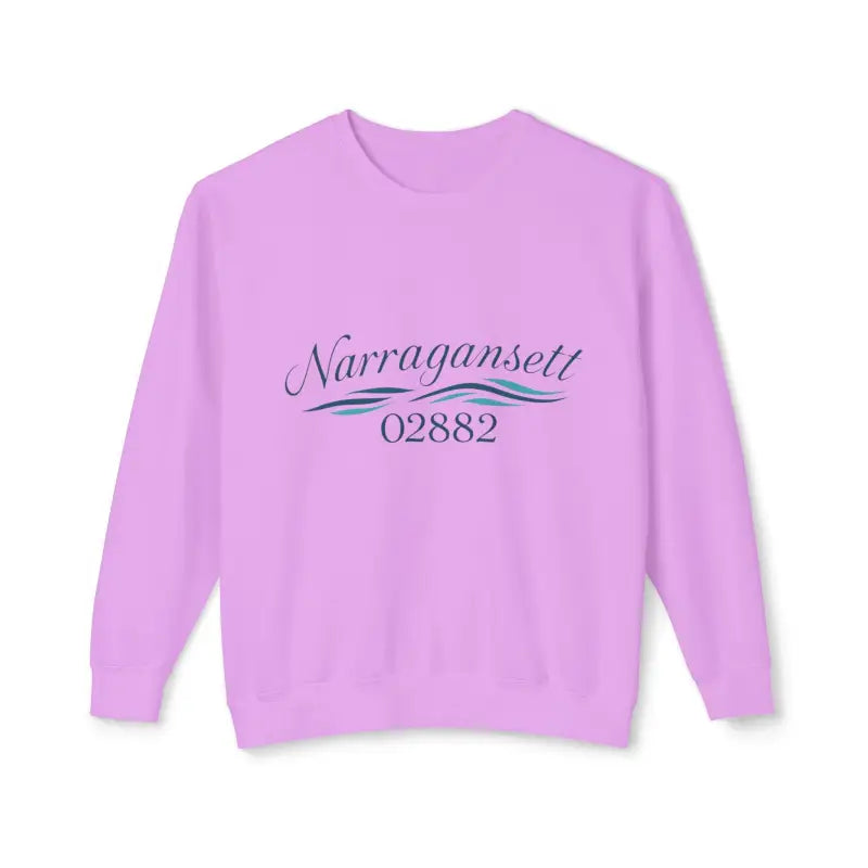 Assorted Unisex Lightweight Crewneck Sweatshirts in Peach Yellow Narragansett and Light Blue - Ocean State Styles