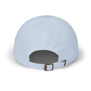 Light blue Baseball Cap G.O.D Grampy on Duty with adjustable bronze buckle