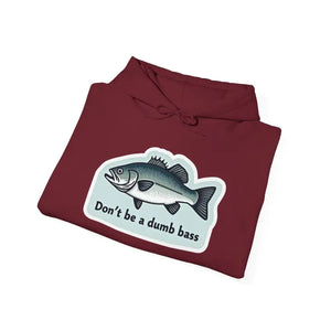 Bass Fishing Hoodie with Fish Graphic for Anglers - Ocean State Styles