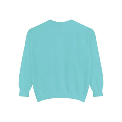 Aqua crewneck sweatshirt from the Be Kind collection in vibrant color options