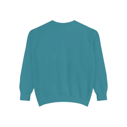 Teal crewneck sweatshirt from Be Kind Unisex Sweatshirt collection with vibrant colors