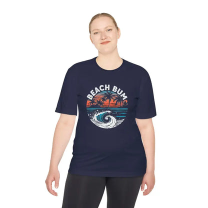 Beach Bum Unisex Moisture Wicking Tee for Summer Fun - Ocean State Styles
