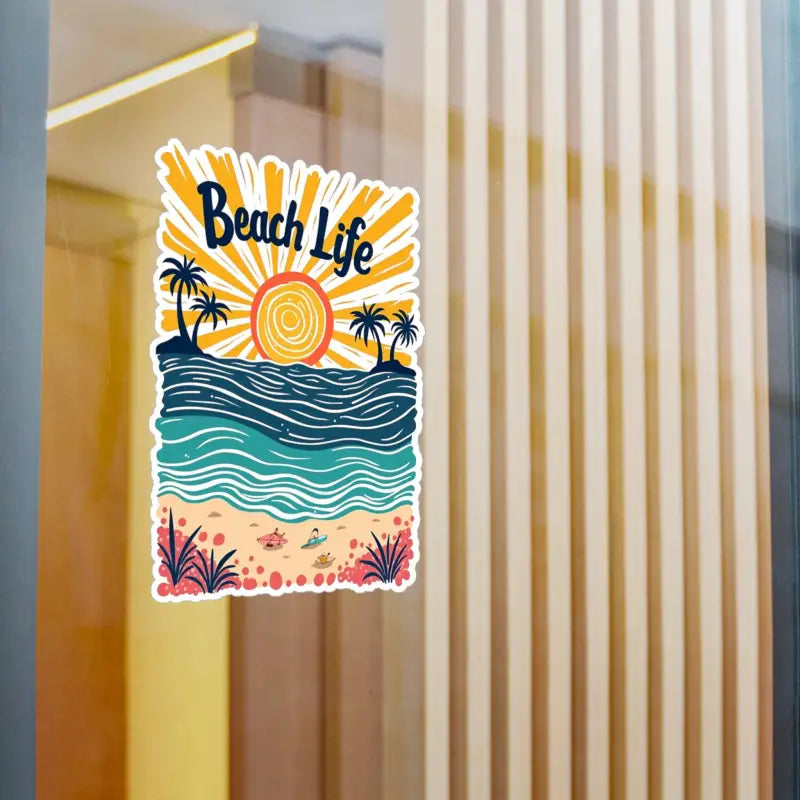 Beach Life Sticker Coastal Adventure Vinyl Decal - Ocean State Styles