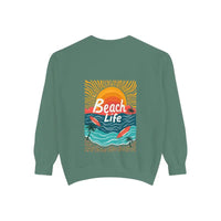 Beach Life Unisex Reverse Printed Sweatshirt for Comfort - Ocean State Styles
