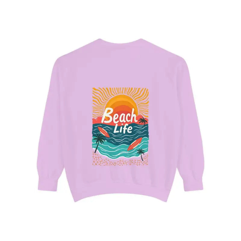 Beach Life Unisex Reverse Printed Sweatshirt for Comfort - Ocean State Styles