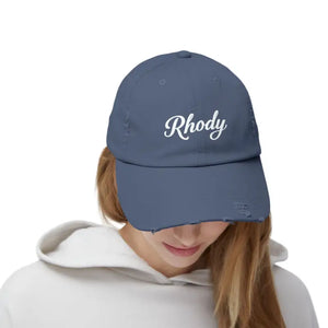 Beige Black And Blue Distressed Baseball Caps - Ocean State Styles