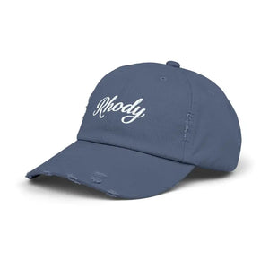Beige Black And Blue Distressed Baseball Caps - Ocean State Styles