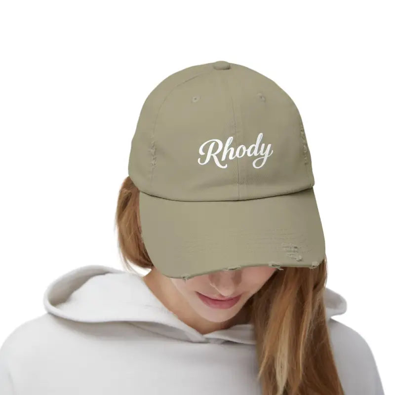 Beige Black And Blue Distressed Baseball Caps - Ocean State Styles