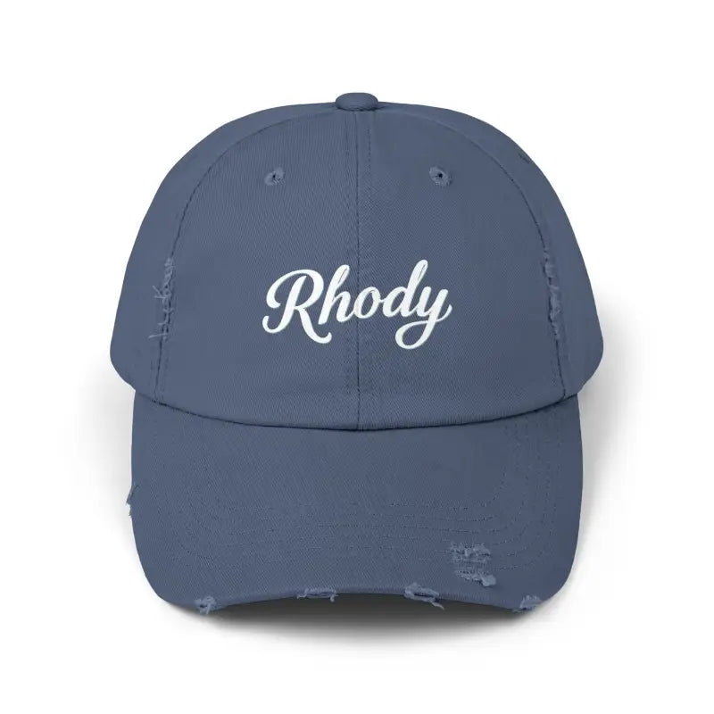 Beige Black And Blue Distressed Baseball Caps - Ocean State Styles