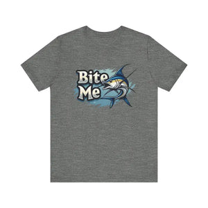Bite Me Unisex Fish Graphic Tee Casual Style Fashion - Ocean State Styles