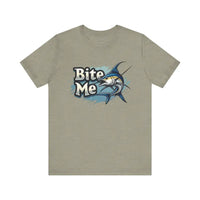 Bite Me Unisex Fish Graphic Tee Casual Style Fashion - Ocean State Styles