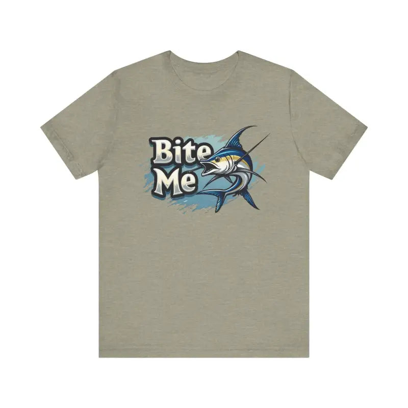 Bite Me Unisex Fish Graphic Tee Casual Style Fashion - Ocean State Styles
