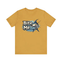 Bite Me Unisex Fish Graphic Tee Casual Style Fashion - Ocean State Styles