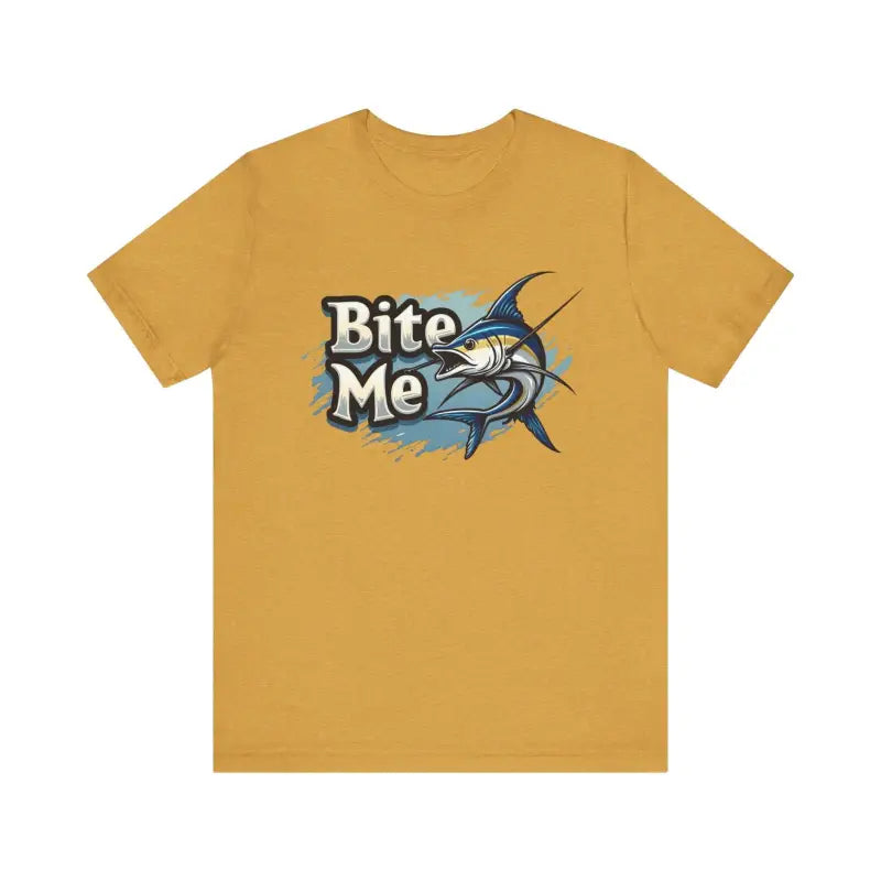 Bite Me Unisex Fish Graphic Tee Casual Style Fashion - Ocean State Styles