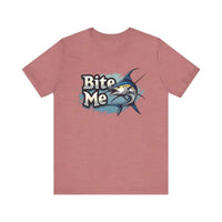 Bite Me Unisex Fish Graphic Tee Casual Style Fashion - Ocean State Styles