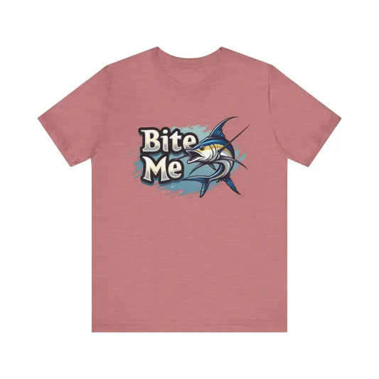 Bite Me Unisex Fish Graphic Tee Casual Style Fashion - Ocean State Styles
