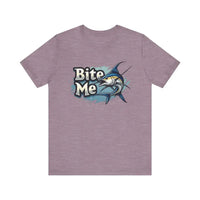 Bite Me Unisex Fish Graphic Tee Casual Style Fashion - Ocean State Styles