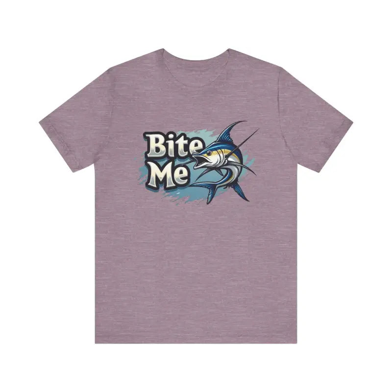 Bite Me Unisex Fish Graphic Tee Casual Style Fashion - Ocean State Styles