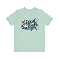 Bite Me Unisex Fish Graphic Tee Casual Style Fashion - Ocean State Styles