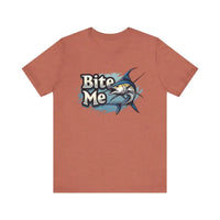Bite Me Unisex Fish Graphic Tee Casual Style Fashion - Ocean State Styles