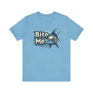 Bite Me Unisex Fish Graphic Tee Casual Style Fashion - Ocean State Styles