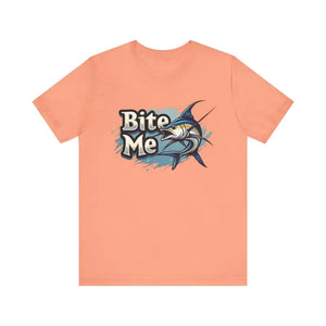 Bite Me Unisex Fish Graphic Tee Casual Style Fashion - Ocean State Styles