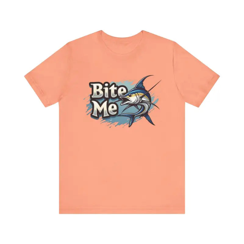 Bite Me Unisex Fish Graphic Tee Casual Style Fashion - Ocean State Styles